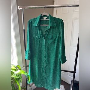Cabi Size L Shirt Dress Comfortable- Missing Belt